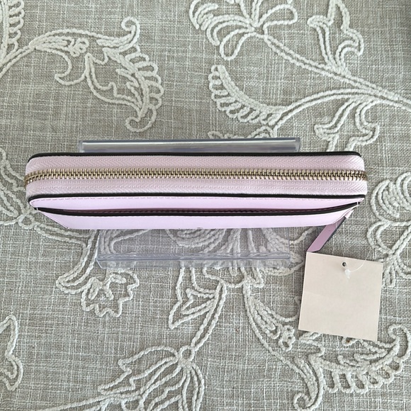 Kate Spade ♠️ NWT Pink Parrots Flock Party Large Continental Zip Around … - Picture 3 of 13